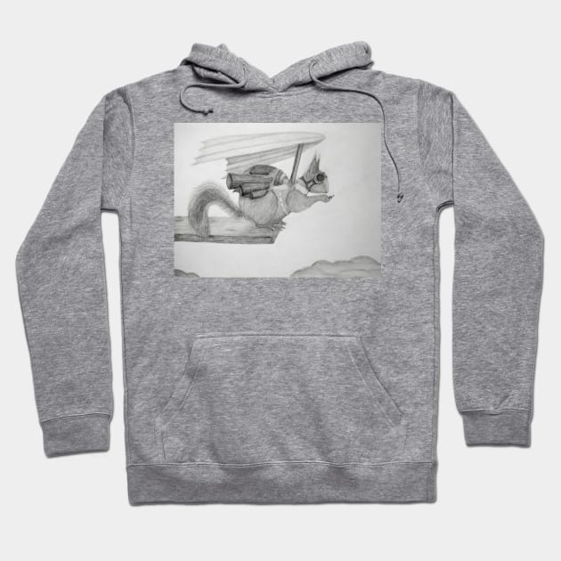 Flying Squirrel Hoodie by Steampunksnail